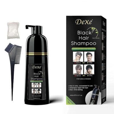 Dexe black hair shampoo