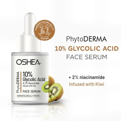 OSHEA Glycolic Acid Niacinamide Face Serum for Exfoliation and Skin Renewal