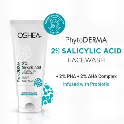 OSHEA PhytoDERMA 2% Salicylic Acid Face Wash