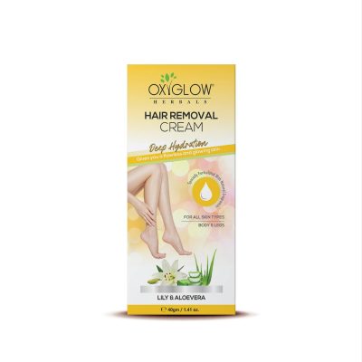 OxyGlow Herbals White LILY & Aloecera Hair Removal  Cream
