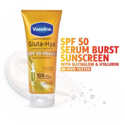 Vaseline Gluta-Hya Luminous Defence SPF 50 PA+++ Sunscreen